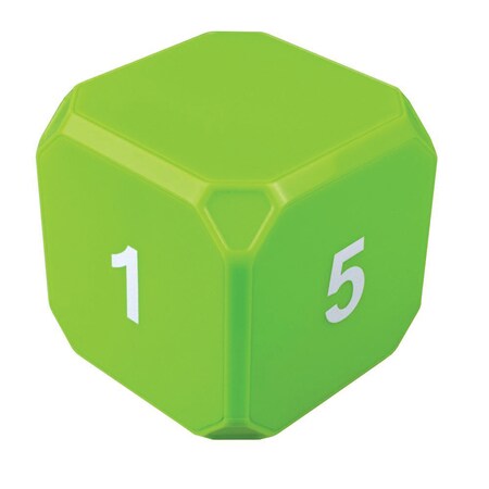 TimeCube Plus Preset Timer with 4 LED Light Alarm for Time Management, and Countdown Settings (Green - 1,5,10,15 min)